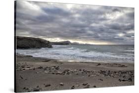 Spain, Canary Islands, Fuerteventura, Beach, Sea-Andrea Haase-Stretched Canvas