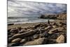 Spain, Canary Islands, Fuerteventura, Beach, Stone Tower, Sea-Andrea Haase-Mounted Photographic Print