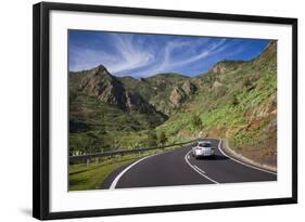 Spain, Canary Islands, La Gomera, Degollada De Peraza, Mountain Road-Walter Bibikow-Framed Photographic Print