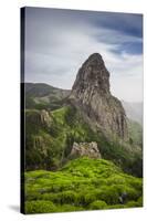 Spain, Canary Islands, La Gomera, Parque Nacional De Garajonay, Roque De Agando-Walter Bibikow-Stretched Canvas