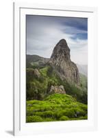 Spain, Canary Islands, La Gomera, Parque Nacional De Garajonay, Roque De Agando-Walter Bibikow-Framed Photographic Print