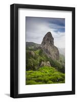 Spain, Canary Islands, La Gomera, Parque Nacional De Garajonay, Roque De Agando-Walter Bibikow-Framed Photographic Print