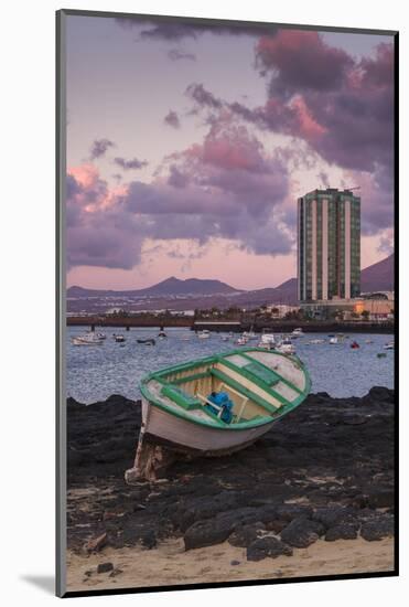 Spain, Canary Islands, Lanzarote, Arecife, Cityscape at Dawn-Walter Bibikow-Mounted Photographic Print