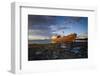 Spain, Canary Islands, Lanzarote, Arecife, Shipwreck of the Ship Telamon, Arecife Port, Dawn-Walter Bibikow-Framed Photographic Print