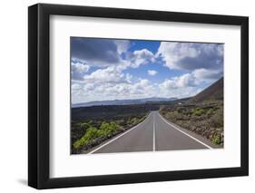 Spain, Canary Islands, Lanzarote, El Capitan, Lz-201 Road-Walter Bibikow-Framed Photographic Print