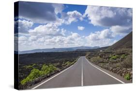 Spain, Canary Islands, Lanzarote, El Capitan, Lz-201 Road-Walter Bibikow-Stretched Canvas