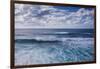 Spain, Canary Islands, Lanzarote, El Golfo, Elevated Waterfront View-Walter Bibikow-Framed Photographic Print