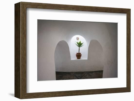 Spain, Canary Islands, Lanzarote, Oasis De Nazaret, Lagomar-Walter Bibikow-Framed Photographic Print