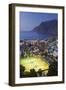 Spain, Canary Islands, Tenerife, Acantilado De Los Gigantes, Local Overview, Tennis Courts, Evening-Rainer Mirau-Framed Photographic Print