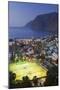 Spain, Canary Islands, Tenerife, Acantilado De Los Gigantes, Local Overview, Tennis Courts, Evening-Rainer Mirau-Mounted Photographic Print