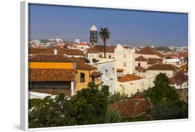 Spain, Canary Islands, Tenerife, La Orotava, Elevated Town View-Walter Bibikow-Framed Photographic Print