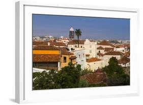 Spain, Canary Islands, Tenerife, La Orotava, Elevated Town View-Walter Bibikow-Framed Photographic Print