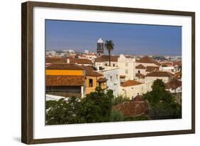 Spain, Canary Islands, Tenerife, La Orotava, Elevated Town View-Walter Bibikow-Framed Photographic Print