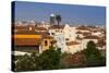 Spain, Canary Islands, Tenerife, La Orotava, Elevated Town View-Walter Bibikow-Stretched Canvas