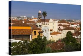 Spain, Canary Islands, Tenerife, La Orotava, Elevated Town View-Walter Bibikow-Stretched Canvas