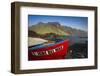 Spain, Canary Islands, Tenerife, Punta De Teno, Fishing Boats and Coastal Landscape-Walter Bibikow-Framed Photographic Print