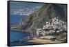 Spain, Canary Islands, Tenerife, San Andres, Elevated View-Walter Bibikow-Framed Stretched Canvas