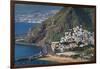 Spain, Canary Islands, Tenerife, San Andres, Elevated View-Walter Bibikow-Framed Premium Photographic Print