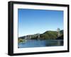 Spain, Castile and Leon, Barrios De Luna Reservoir and Cable-Stayed Bridge-null-Framed Giclee Print