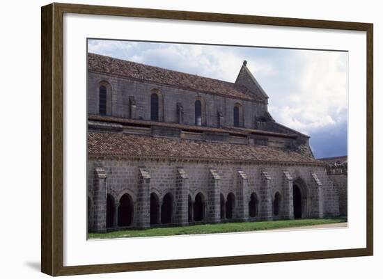 Spain, Castile and Leon, Burgos, View of Monastery of Santa Maria La Real De Las Huelgas-null-Framed Giclee Print