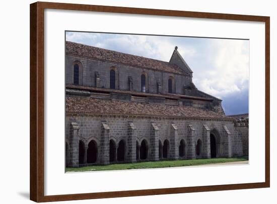 Spain, Castile and Leon, Burgos, View of Monastery of Santa Maria La Real De Las Huelgas-null-Framed Giclee Print