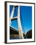 Spain. Castile and Leon. Cable-Stayed Bridge over the Barrios De Luna Reservoir-null-Framed Giclee Print