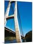 Spain. Castile and Leon. Cable-Stayed Bridge over the Barrios De Luna Reservoir-null-Mounted Giclee Print