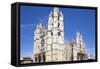Spain, Castile and Leon, Leon, Leon Cathedral, View from South-Samuel Magal-Framed Stretched Canvas