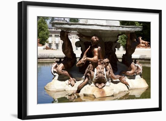 Spain, Castile and Leon, Palace of La Granja de San Ildefonso, Fountain of Three Graces.-Samuel Magal-Framed Photographic Print
