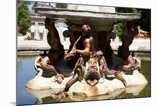 Spain, Castile and Leon, Palace of La Granja de San Ildefonso, Fountain of Three Graces.-Samuel Magal-Mounted Photographic Print