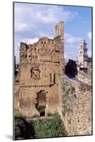 Spain, Castile and Leon, Ponferrada, Ruins of Knights Templar Castle-null-Mounted Giclee Print