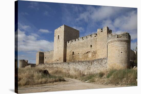 Spain, Castile and Leon, Province of Valladolid, Trigueros del Valle, Trigueros Castle-Samuel Magal-Stretched Canvas