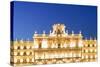 Spain, Castile and Leon, Salamanca. Plaza Mayor-Matteo Colombo-Stretched Canvas