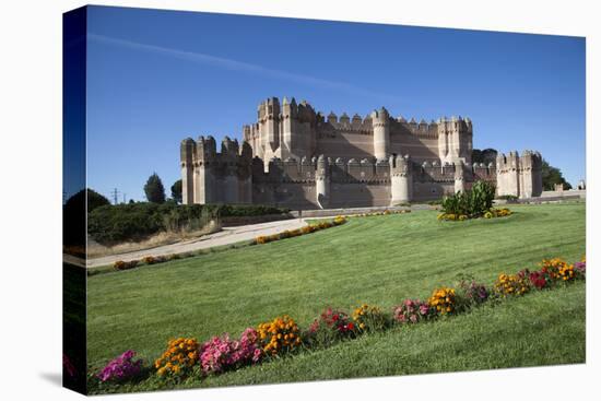 Spain, Castile and Leon, Segovia, Coca, Coca Castle (Castillo de Coca)-Samuel Magal-Stretched Canvas