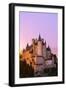 Spain, Castile and Leon, Segovia. the Alcazar and Cathedral at Sunset-Matteo Colombo-Framed Photographic Print