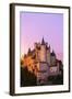 Spain, Castile and Leon, Segovia. the Alcazar and Cathedral at Sunset-Matteo Colombo-Framed Photographic Print