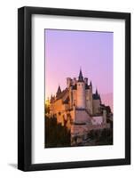 Spain, Castile and Leon, Segovia. the Alcazar and Cathedral at Sunset-Matteo Colombo-Framed Photographic Print