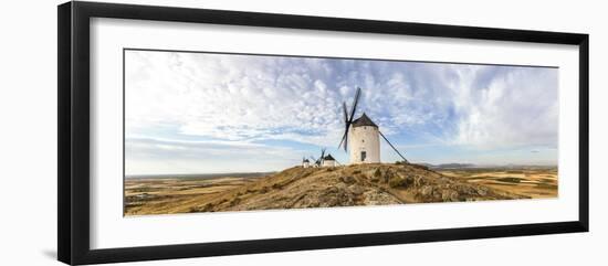 Spain, Castile–La Mancha, Consuegra. Famous Windmills-Matteo Colombo-Framed Photographic Print