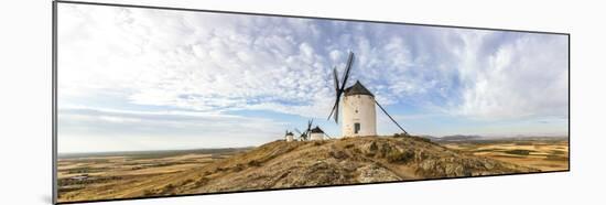 Spain, Castile–La Mancha, Consuegra. Famous Windmills-Matteo Colombo-Mounted Photographic Print