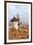 Spain, Castile–La Mancha, Consuegra. Famous Windmills-Matteo Colombo-Framed Photographic Print