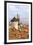 Spain, Castile–La Mancha, Consuegra. Famous Windmills-Matteo Colombo-Framed Photographic Print