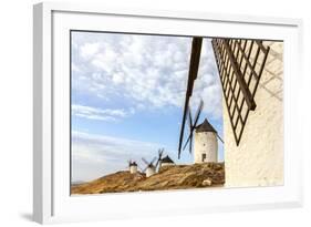 Spain, Castile–La Mancha, Consuegra. Famous Windmills-Matteo Colombo-Framed Photographic Print