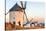 Spain, Castile–La Mancha, Consuegra. Windmills at Sunrise-Matteo Colombo-Stretched Canvas