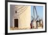 Spain, Castile–La Mancha, Consuegra. Windmills at Sunrise-Matteo Colombo-Framed Photographic Print