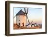 Spain, Castile–La Mancha, Consuegra. Windmills at Sunrise-Matteo Colombo-Framed Photographic Print
