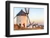 Spain, Castile–La Mancha, Consuegra. Windmills at Sunrise-Matteo Colombo-Framed Photographic Print