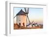 Spain, Castile–La Mancha, Consuegra. Windmills at Sunrise-Matteo Colombo-Framed Photographic Print