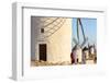 Spain, Castile–La Mancha, Consuegra. Windmills at Sunrise-Matteo Colombo-Framed Photographic Print