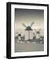 Spain, Castile-La Mancha Region, Ciudad Real Province, La Mancha Area, Campo De Criptana, Antique L-Walter Bibikow-Framed Photographic Print