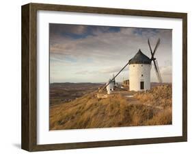 Spain, Castile-La Mancha Region, Toledo Province, La Mancha Area, Consuegra, Antique La Mancha Wind-Walter Bibikow-Framed Photographic Print